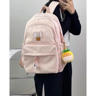 [Peinn] Balo vải bố trơn in mạc mặt cười Bl70 vừa A4 có ngăn nước