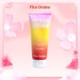 Kem dưỡng Cao cấp Five Grains trắng da Niacinamide, Alpha-Arbutin nâng tone ban ngày 200ML