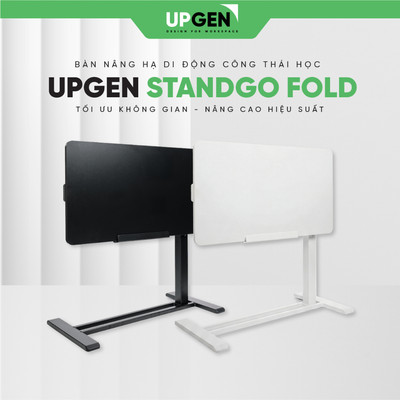 UPGEN StandGo Fold – Bàn Nâng Hạ Di Động Công Thái Học | Gập gọn, nghiêng đa góc