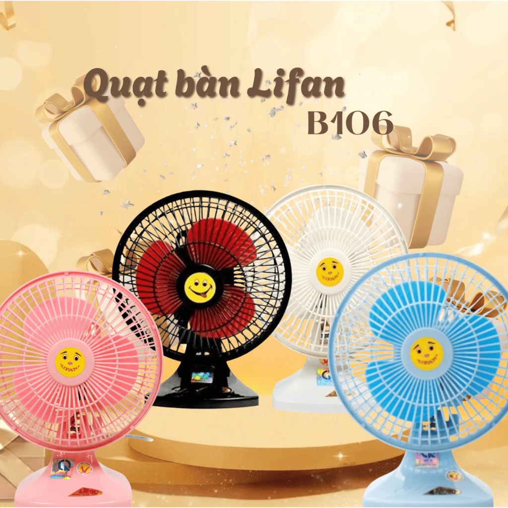 Quạt bàn Lifan B106 - GIAO MÀU NGẪU NHIÊN