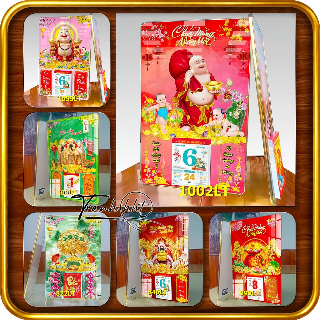 Lịch Thần Tài, Lịch Tết Kim Tiền, Lịch Tết Thần Tài Di Lặc, Lịch Tết 2026