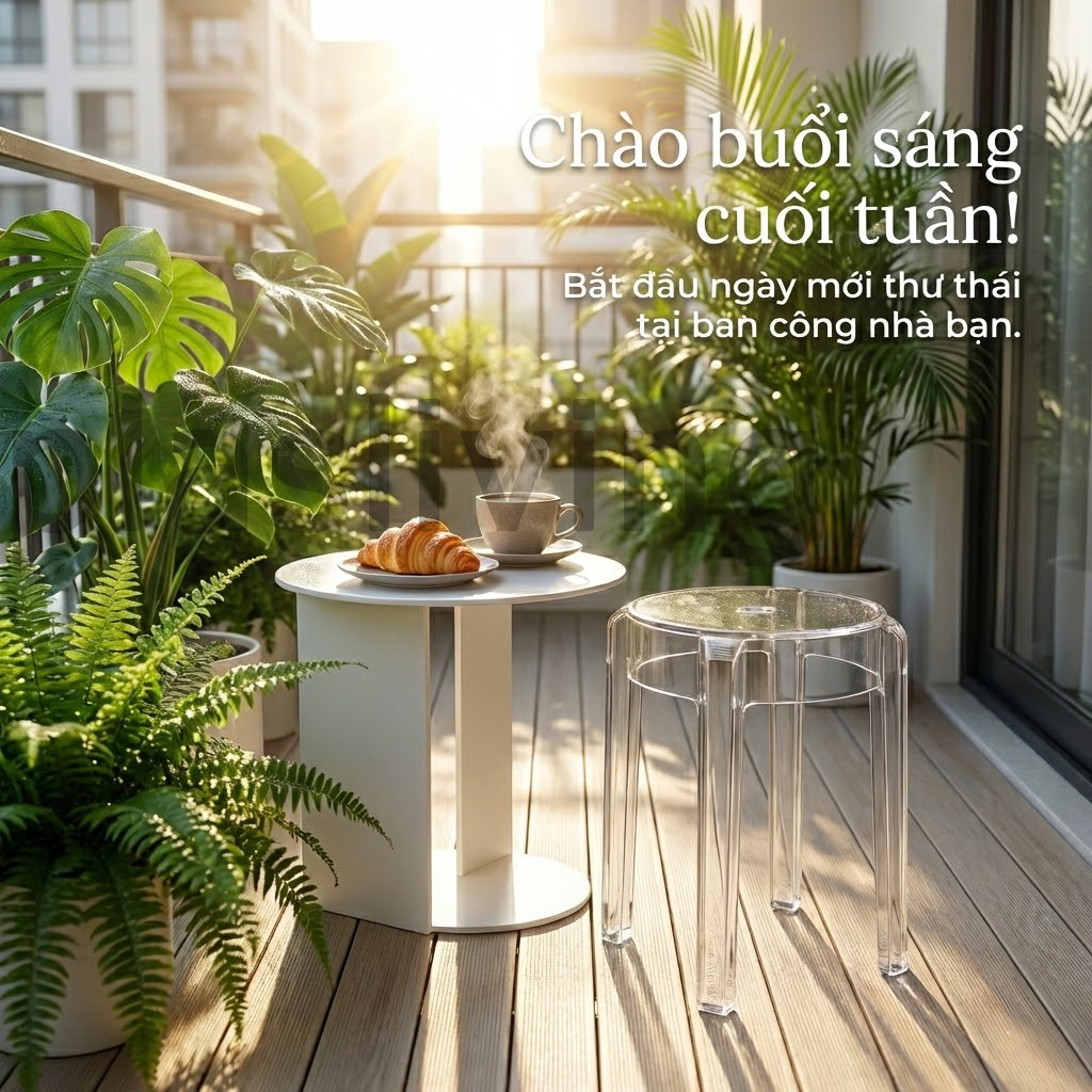 Ghế nhựa PP hiện đại, phù hợp sân vườn & trong nhà, nhiều màu lựa chọn, dày dặn chắc chắn bền bỉ | BigBuy360 - bigbuy360.vn