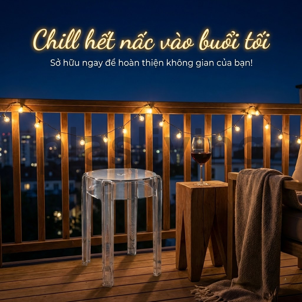 Ghế nhựa PP hiện đại, phù hợp sân vườn & trong nhà, nhiều màu lựa chọn, dày dặn chắc chắn bền bỉ | BigBuy360 - bigbuy360.vn