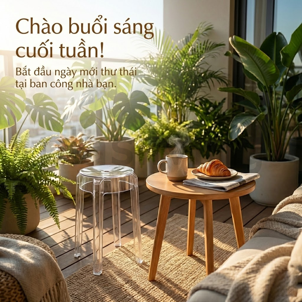 Ghế nhựa PP hiện đại, phù hợp sân vườn & trong nhà, nhiều màu lựa chọn, dày dặn chắc chắn bền bỉ | BigBuy360 - bigbuy360.vn