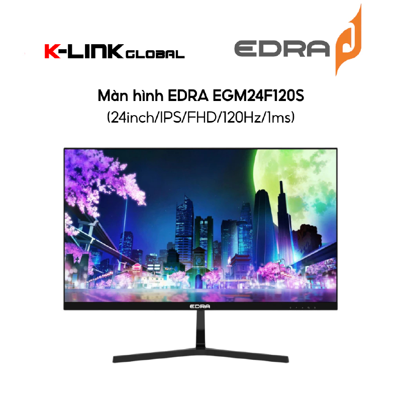 Màn hình EDRA EGM24F120S (24inch/IPS/FHD/120Hz/1ms) - Hàng chính hãng