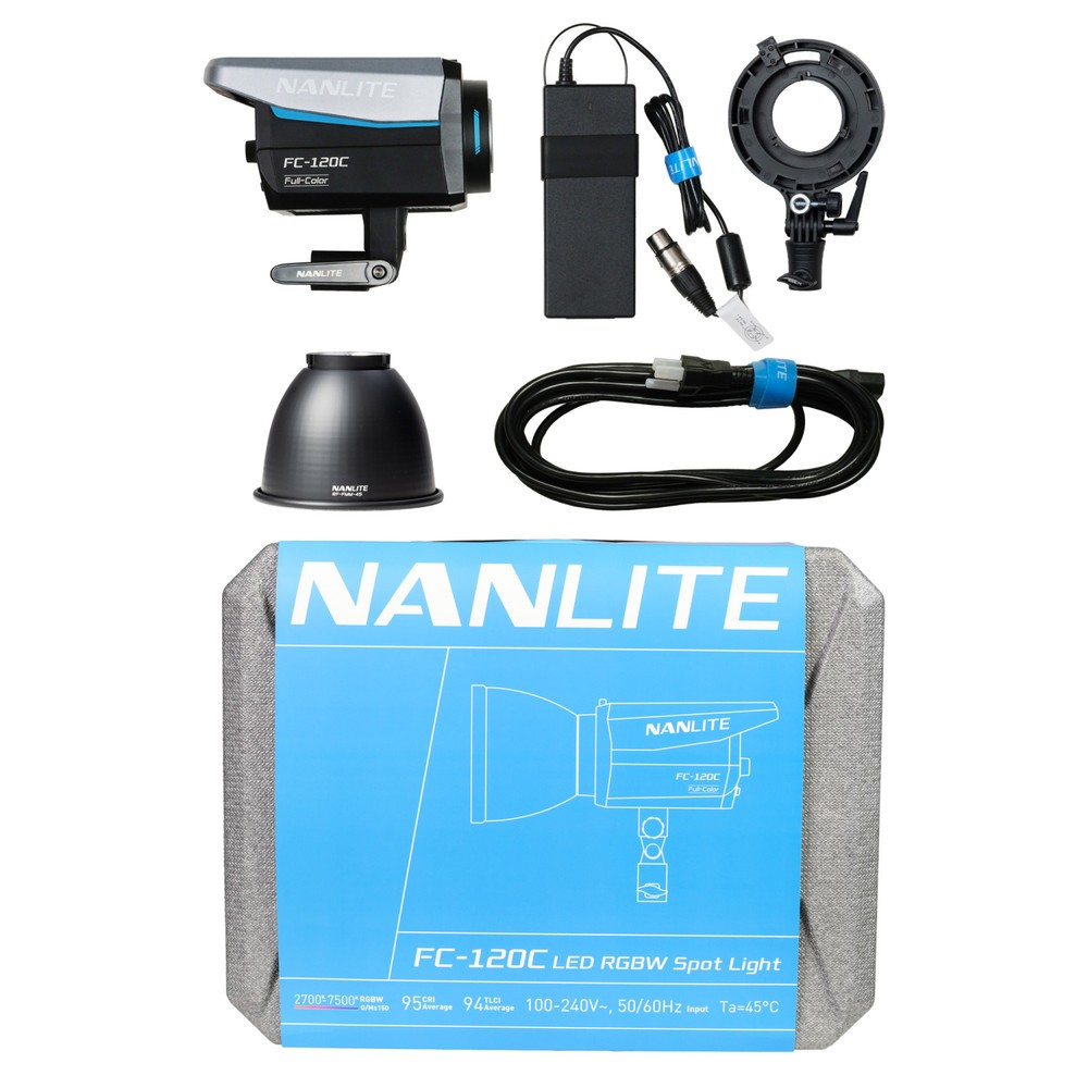 Đèn Led Nanlite FC-120C RGB LED Spotlight | Chính hãng