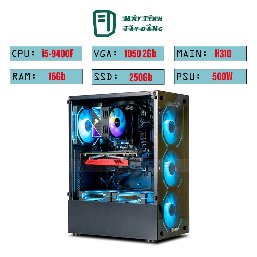 PC Gaming Core i5-9400F/16G/SSD250Gb/GTX3050