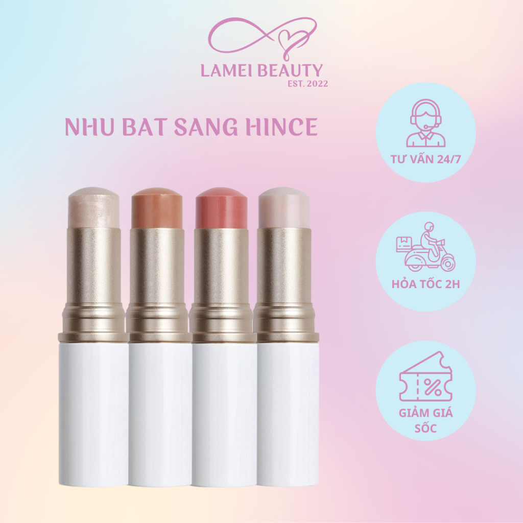 Nhũ Bắt Sáng Dạng Thỏi Hince True Dimension Radiance Balm 5g Highlight Hince - Lamei.Beauty