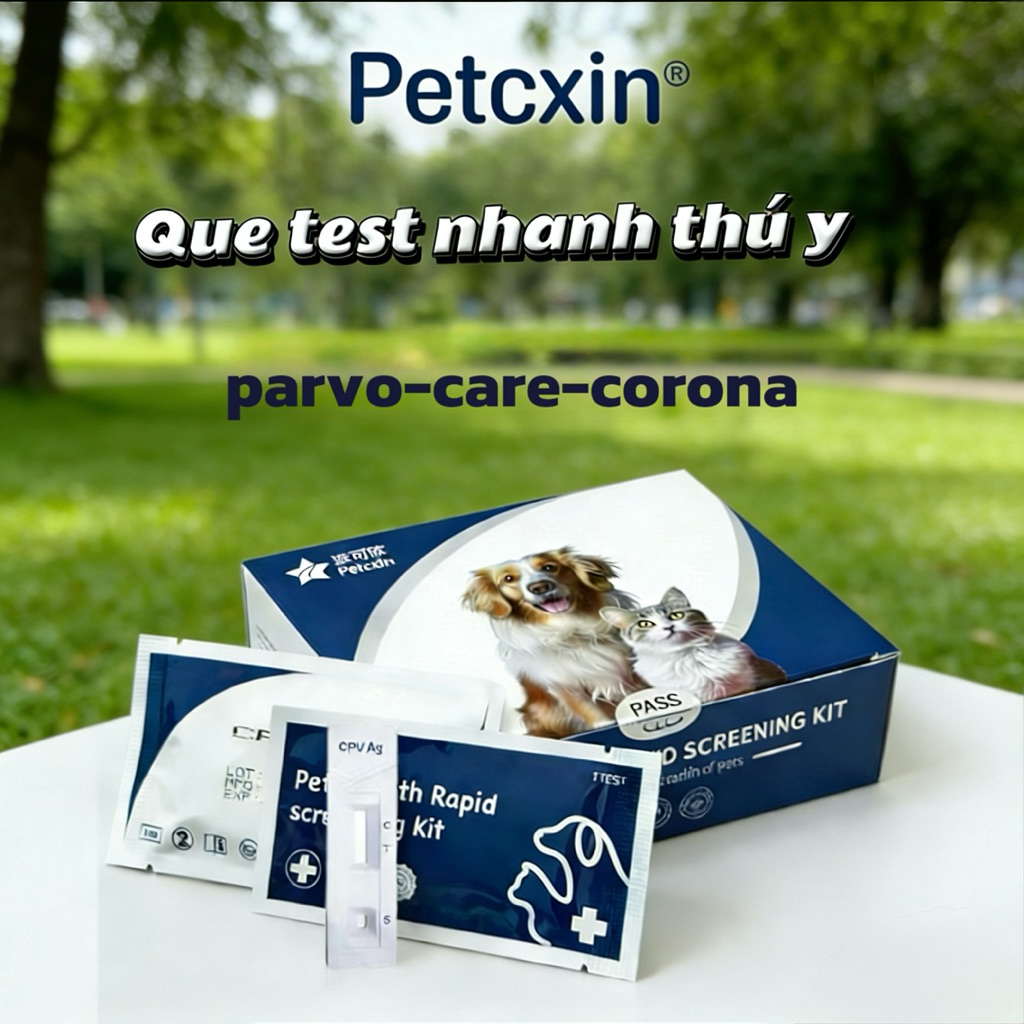 [Hỏa tốc] Bộ kit test Parvo (CPV), Care (CDV), bệnh dại (RBV) cho chó