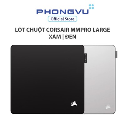 Lót chuột Corsair MMPRO Large Đen | Xám - Không bảo hành