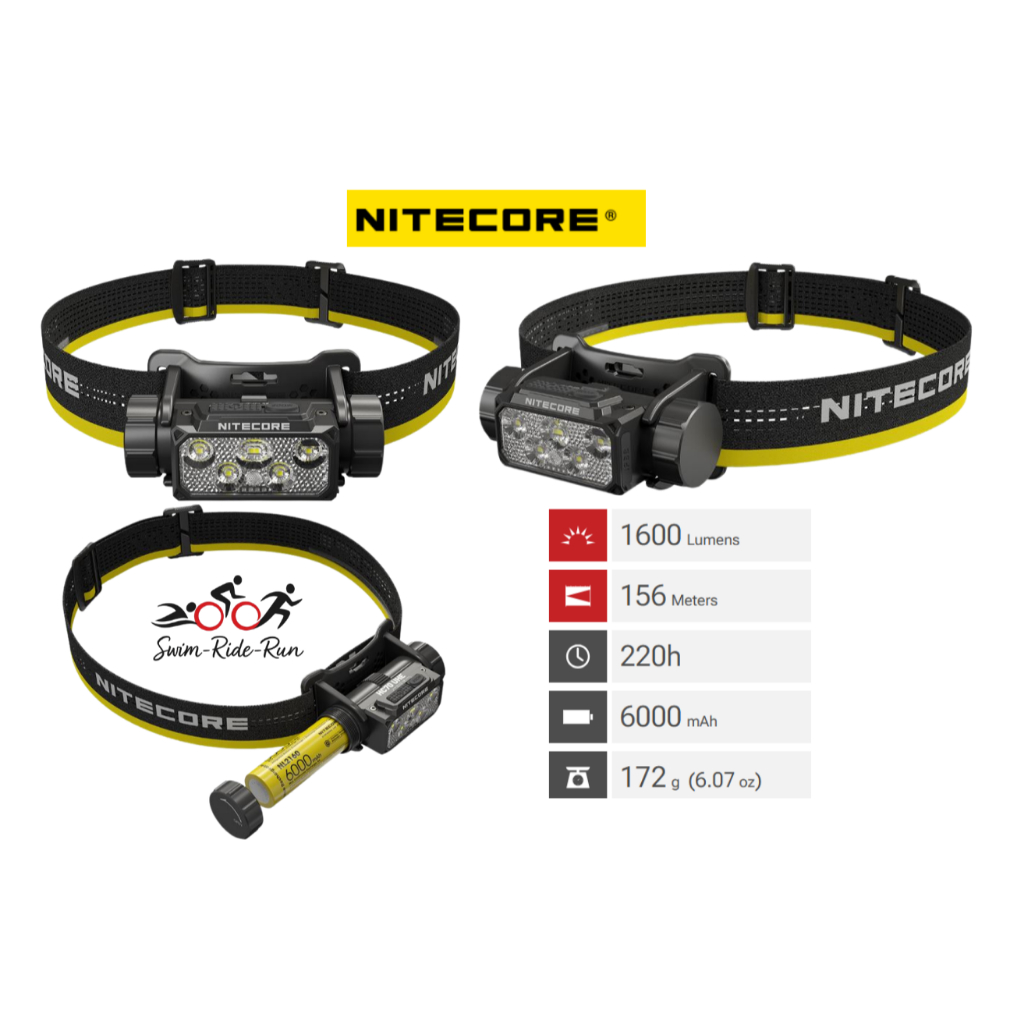 ĐÈN ĐẦU NITECORE HC70 UHE – 1600 LUMENS – PIN 21700 6000mAh – SẠC USB-C – IP68, TREKKING HANG ĐỘNG