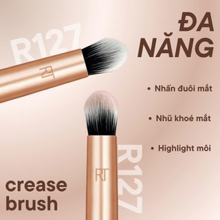 Cọ Nhấn Đuôi Mắt - Hốc Mắt - Cọ Môi RT REAL TECHNIQUES CREASE BRUSH R127