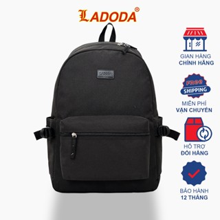 Balo đi học nam nữ LADODA BL337 vải dày dặn trượt nước chống nước tốt