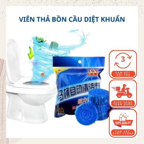Combo 5 Túi 50 Viên Khử Mùi Tẩy Bồn Cầu Viên Thả Xả Toilet Diệt Khuẩn,Tẩy Sạch Vệ Sinh Vết Bám Bẩn