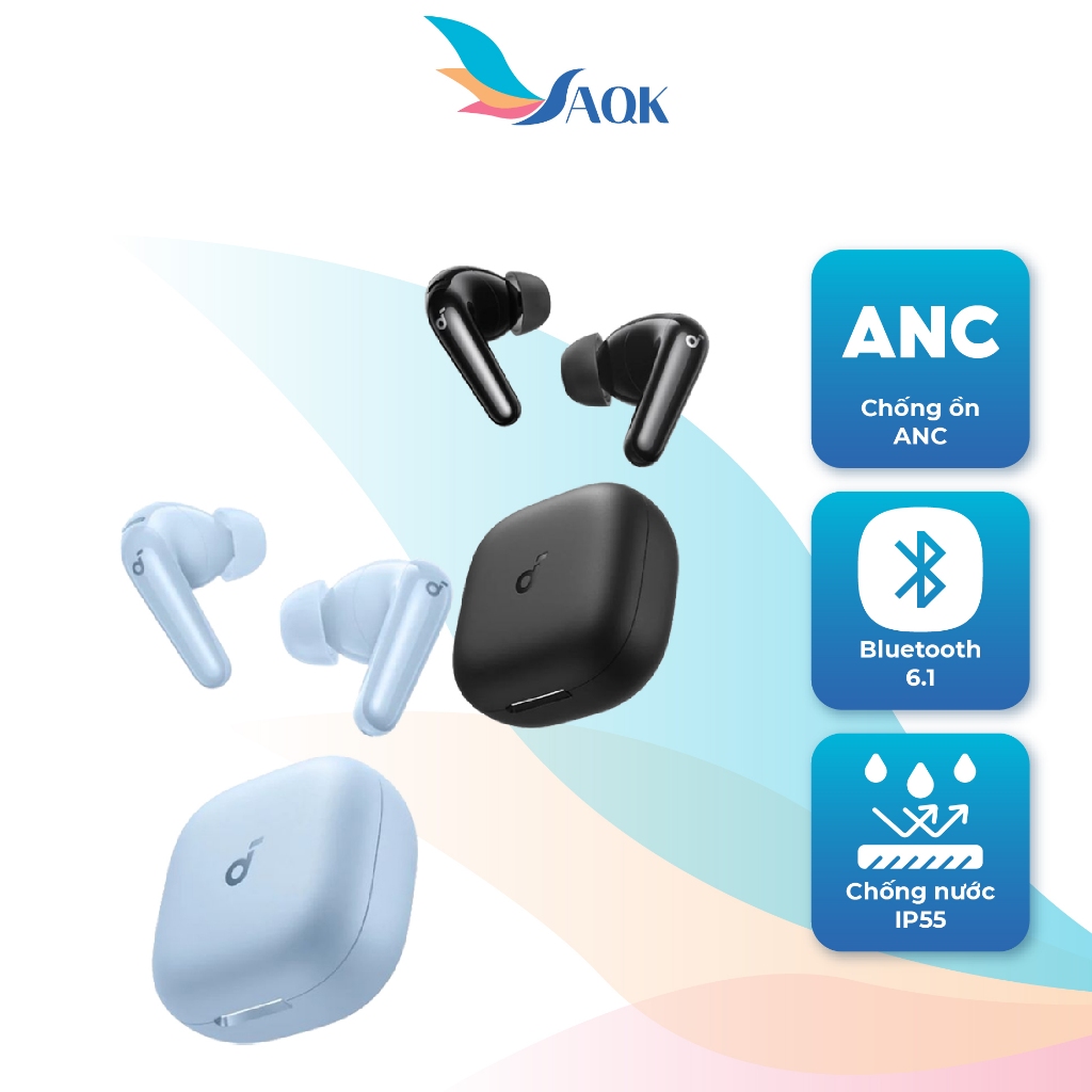 Tai nghe Bluetooth True Wireless Anker Soundcore R60i NC D1202 - Hàng chính hãng