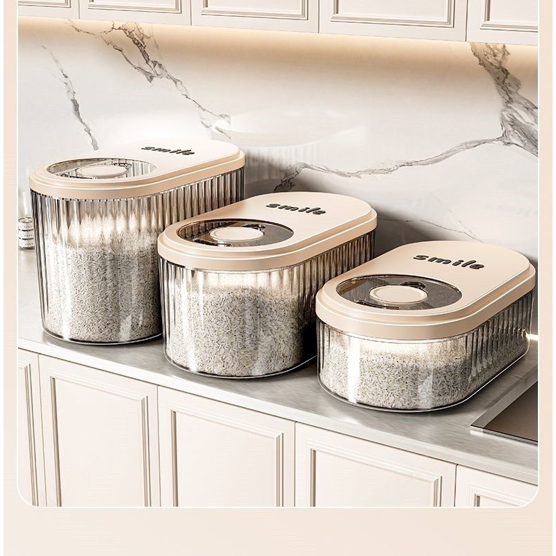 Thùng gạo Sunhome cửa trượt chống ẩm chống côn trùng SH0057, hộp đựng ngũ cốc, gạo 5kg 10kg 15Kg