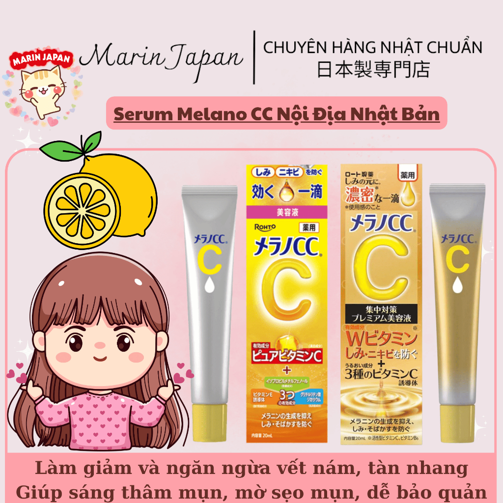 Serum Vitamin C Melano CC - Tinh Chất Đặc Hỗ Trợ Nám Mụn Cc Melano