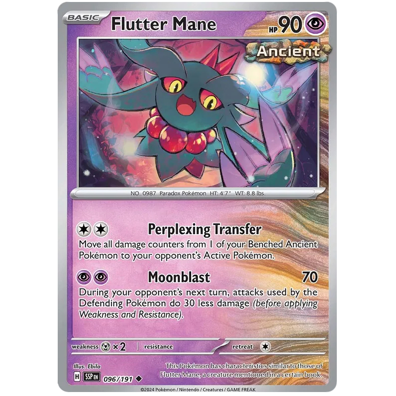 SSP - Pokemon TCG - Flutter Mane - Uncommon - 096/191