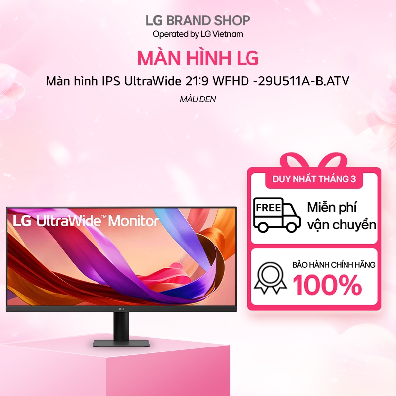 [Chỉ giao Miền Nam/Bắc] 29U511A-B.ATV -Màn hình IPS UltraWide 21:9 WFHD (2560x1080) 29inch