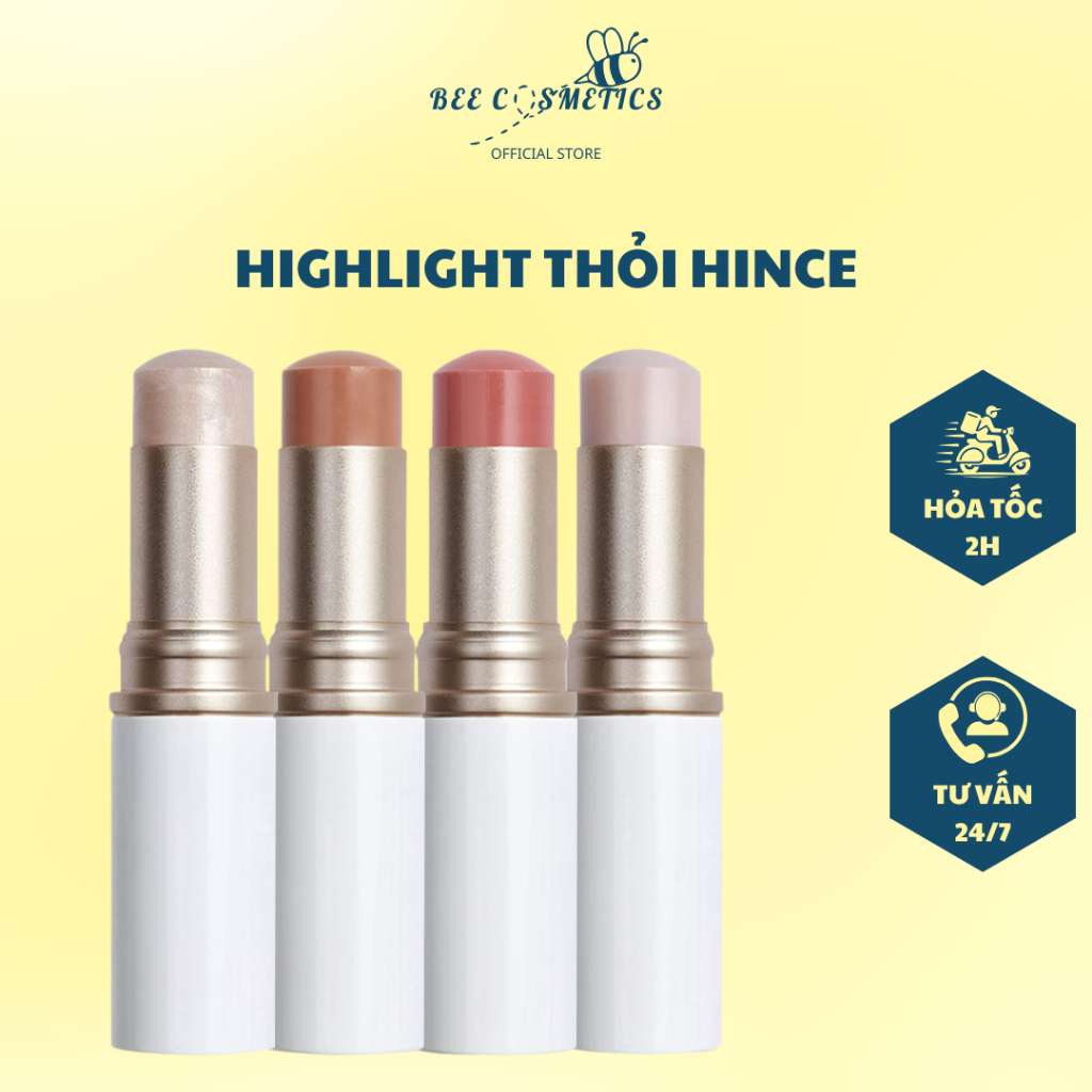 Nhũ Bắt Sáng Dạng Thỏi Hince True Dimension Radiance Balm 5g Highlight Hince - Bee.Cosmetics Bee.Cos