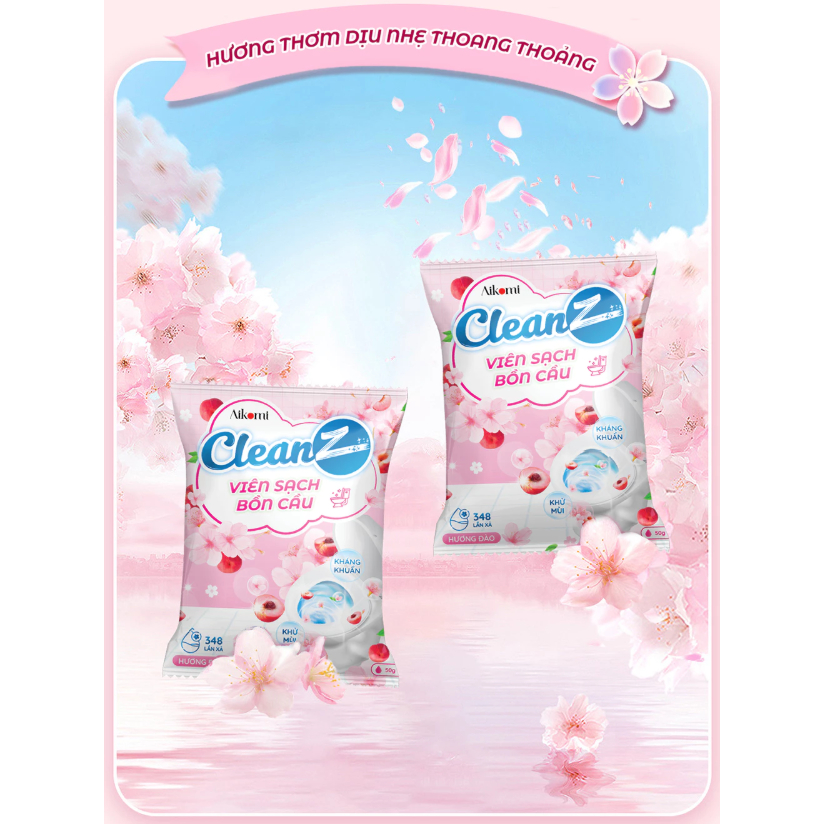 Viên thả bồn cầu hương thơm CleanZ