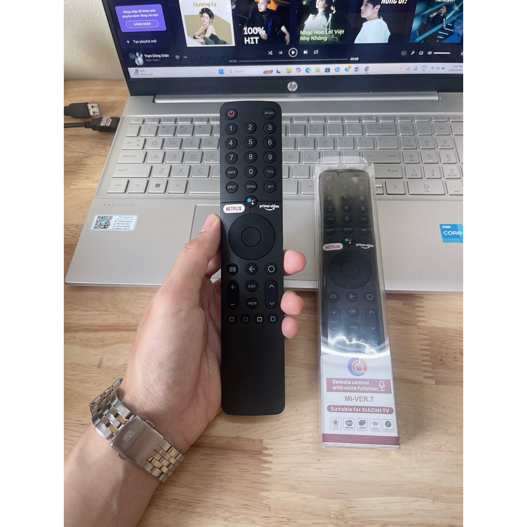 Remote Điều khiển Tivi Xiaomi giọng nói hàng cao cấp( Dùng chung tất cả Tivi Xiaomi)