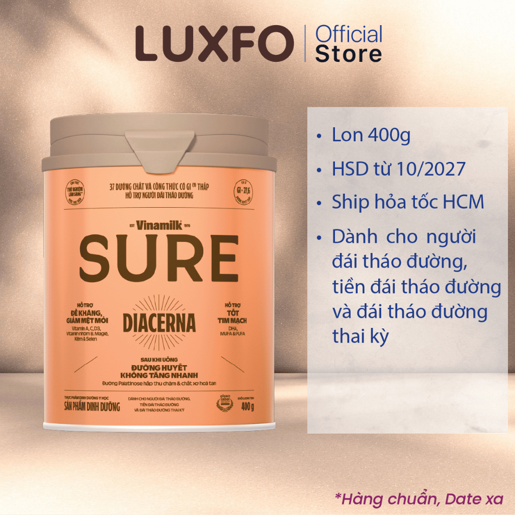 Sữa tiểu đường Sure Diecerna 400g