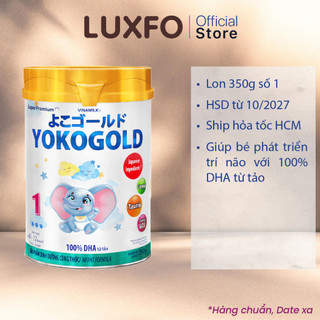 [Date 03/2028] Sữa bột Yoko Gold 350g số 1