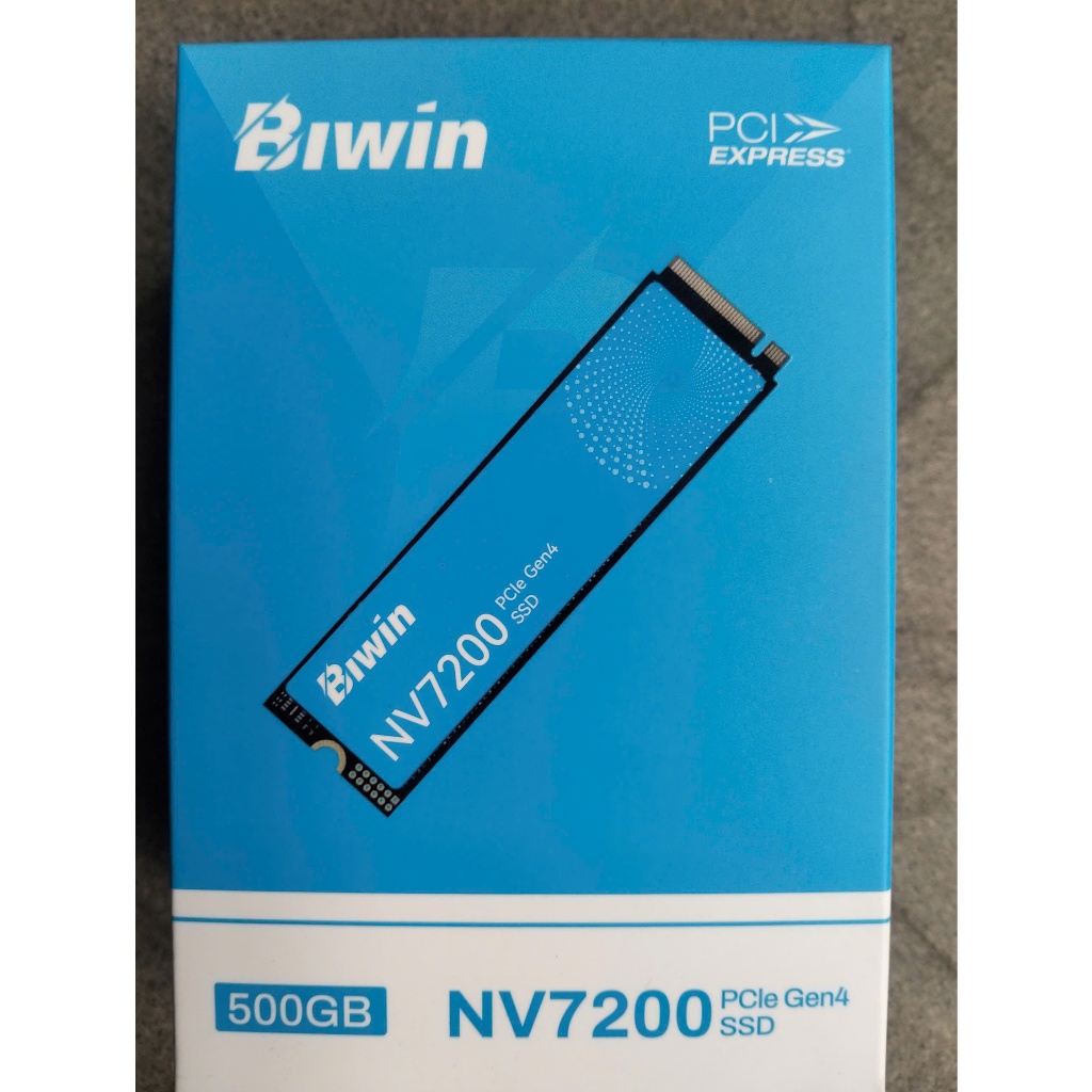 Ổ cứng SSD Biwin NV7200,M350 500GB M.2 2280 GEN 4x4 BNV7200500G-RGX mới 100% FULL BOX Bảo hành chính