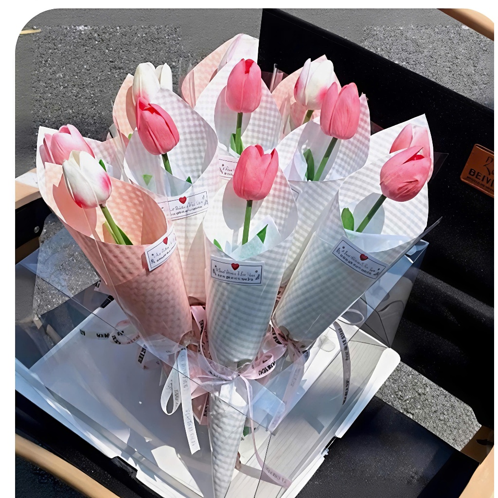 🔔Hoa tuylip 1 bông tặng mẹ, tặng vợ, con gái, bạn gái crush nhân dịp 8/3, 20/10, 20/11 ý nghĩa