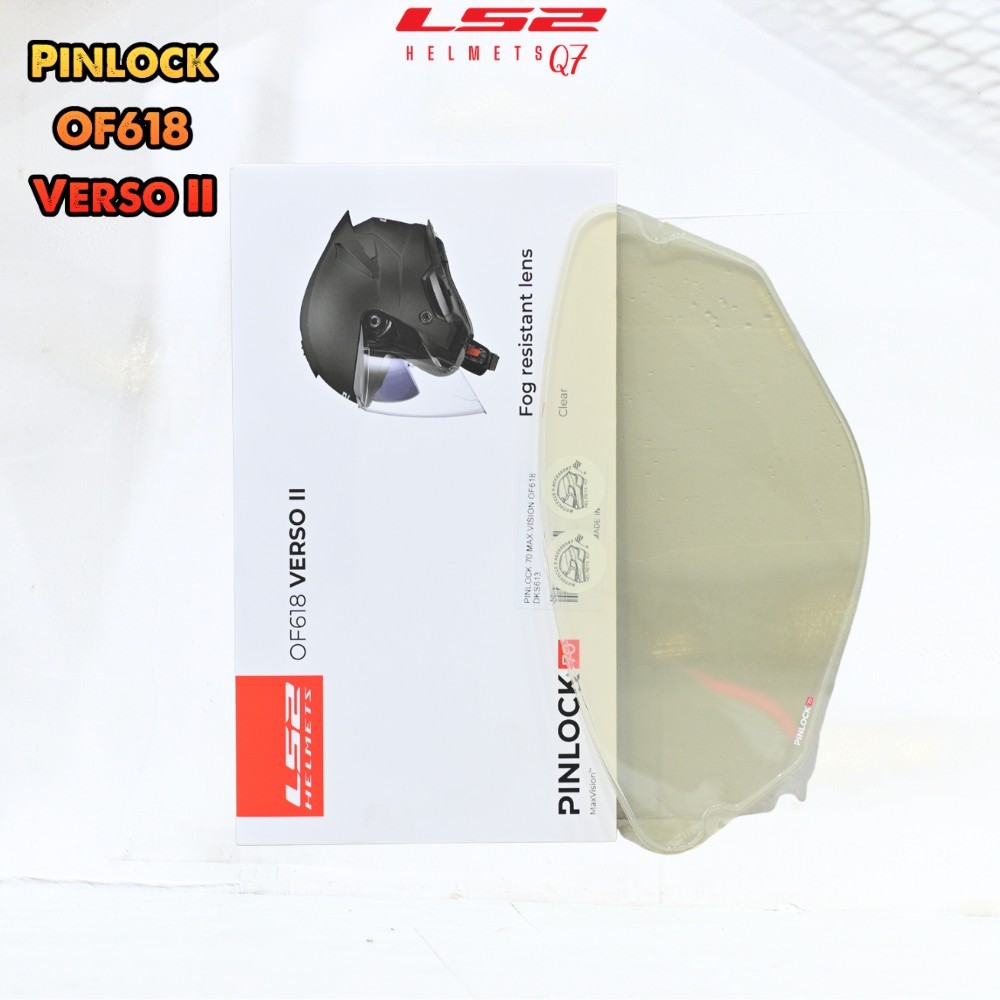 Pinlock LS2 OF618 Chống Đọng Sương Gắn Kính Mũ LS2 OF618 Verso II
