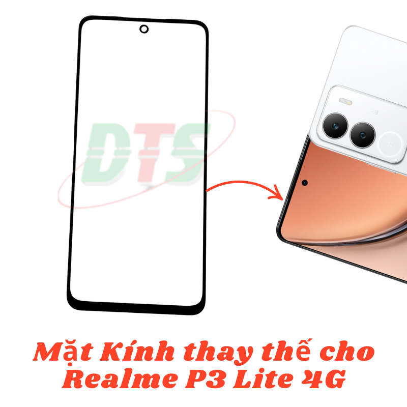 Mặt kính ép cho Realme P3 Lite 4G