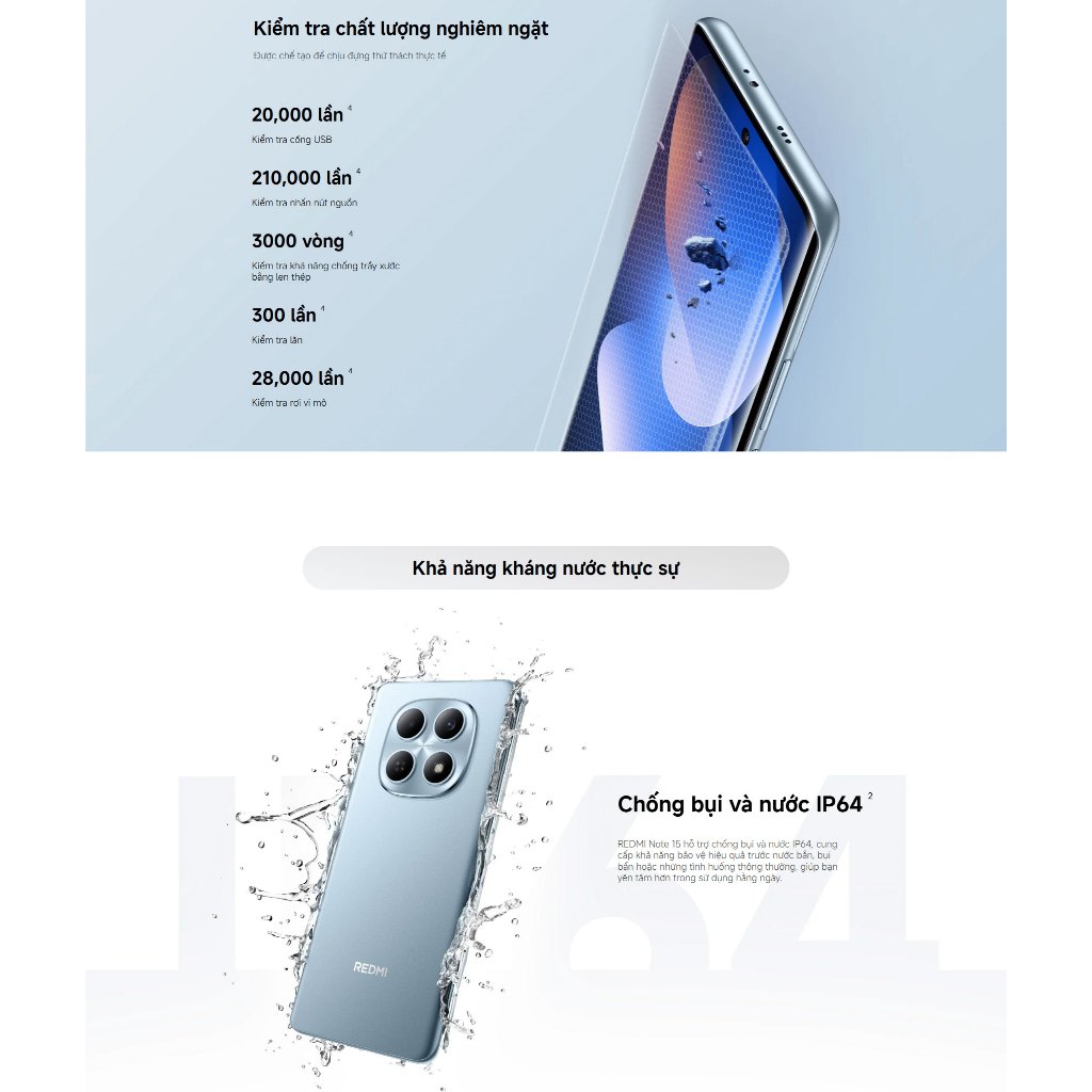 Điện Thoại Xiaomi Redmi Note 15 | 6GB 128GB | Bảo Hành Chính Hãng | BigBuy360 - bigbuy360.vn