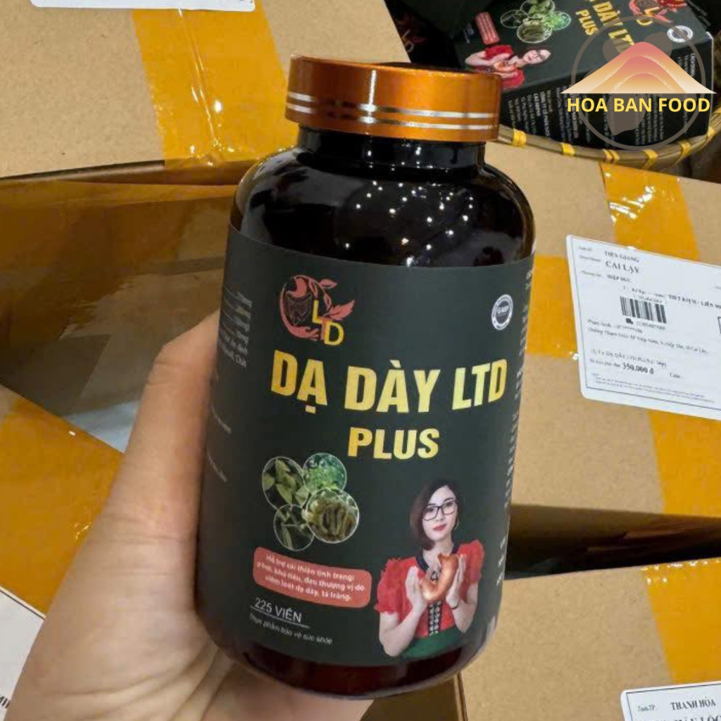 Dạ dày LTD Plus chính hiệu (225 viên), dạ dày đại tràng LTD, Nam dược LTD