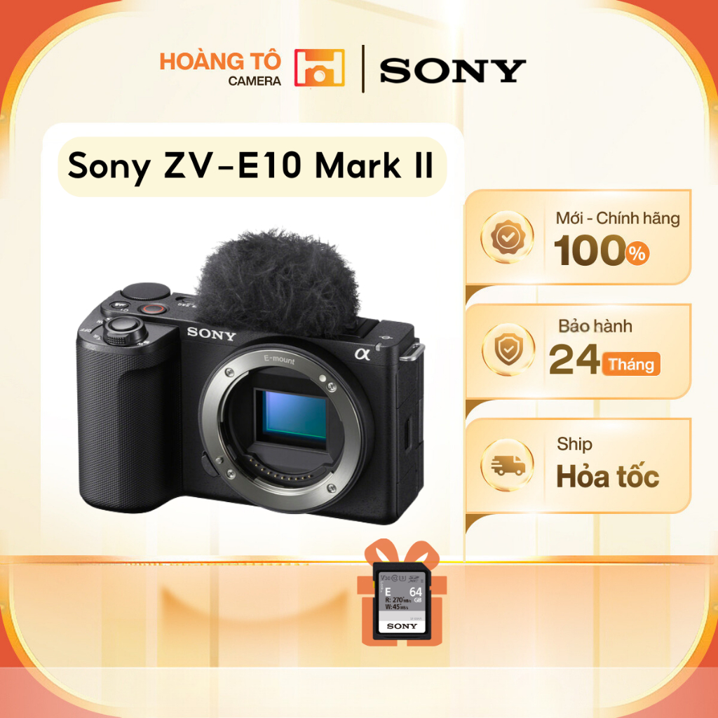 Máy ảnh Sony ZV-E10 Mark II ( ZVE10 II ) | Mới chính hãng