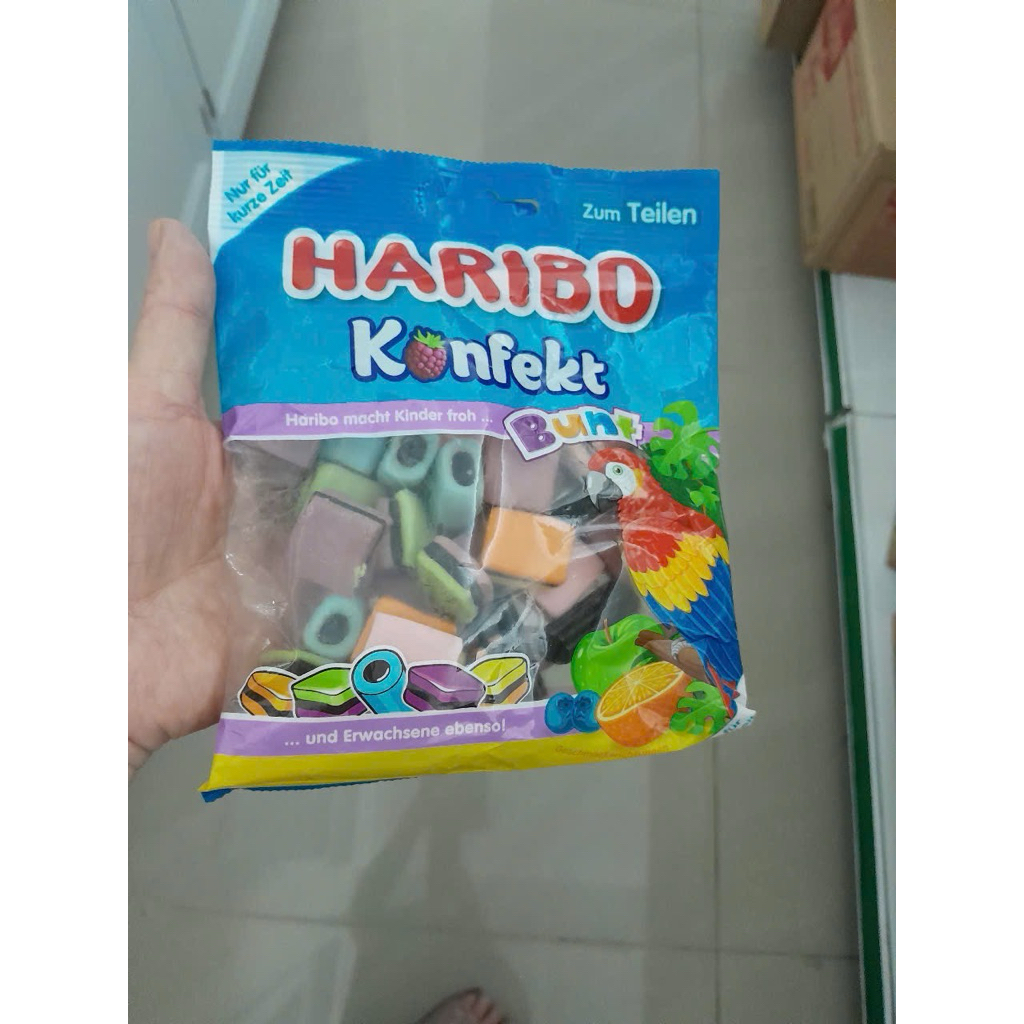 Haribo Haribo Gummy Bears qq Marshmallows Đồ ăn nhẹ trẻ em Đồ ăn nhẹ nhập khẩu Đức 100%