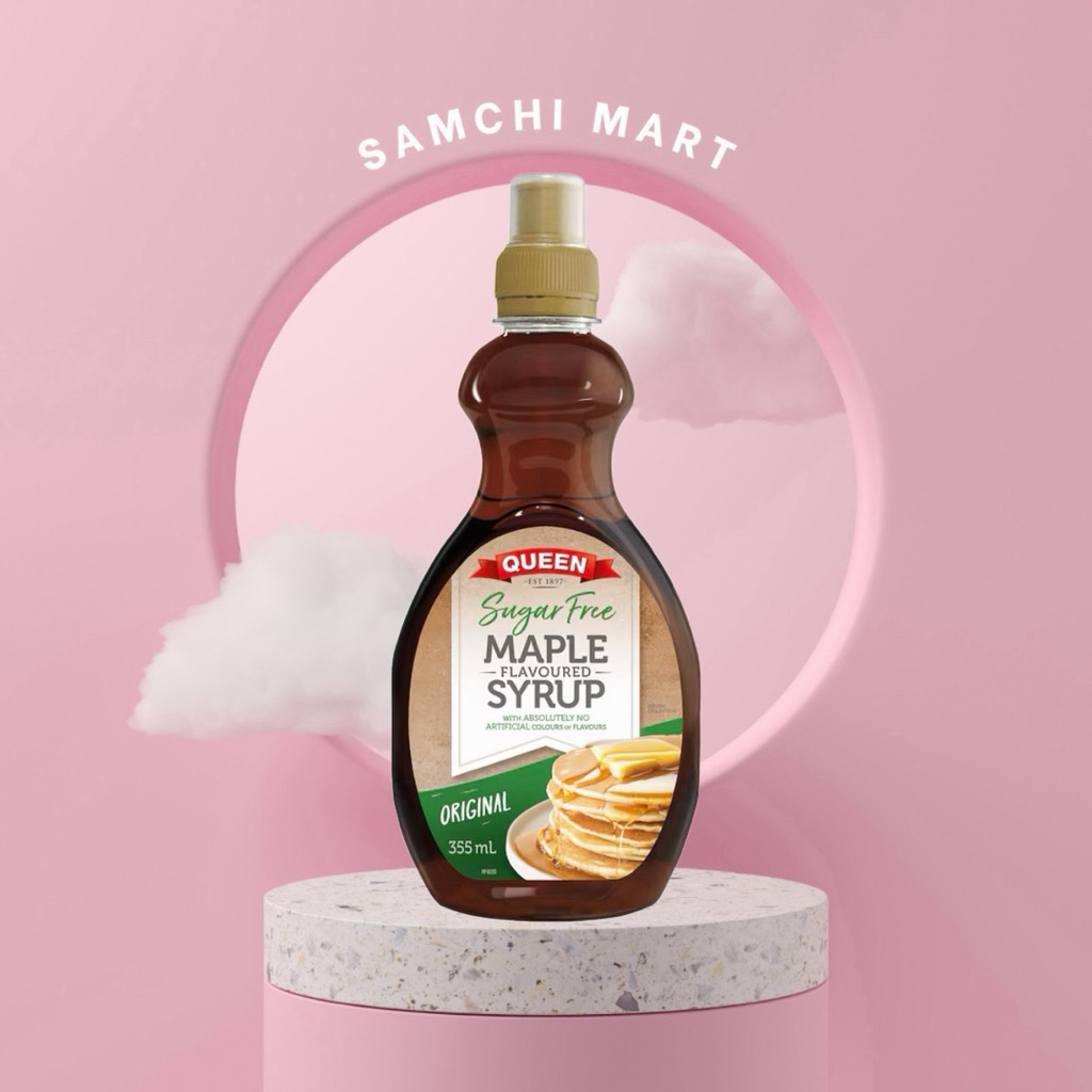 Siro lá phong không đường Queen Maple Syrup Flavored Vị Nguyên Bản 355ml