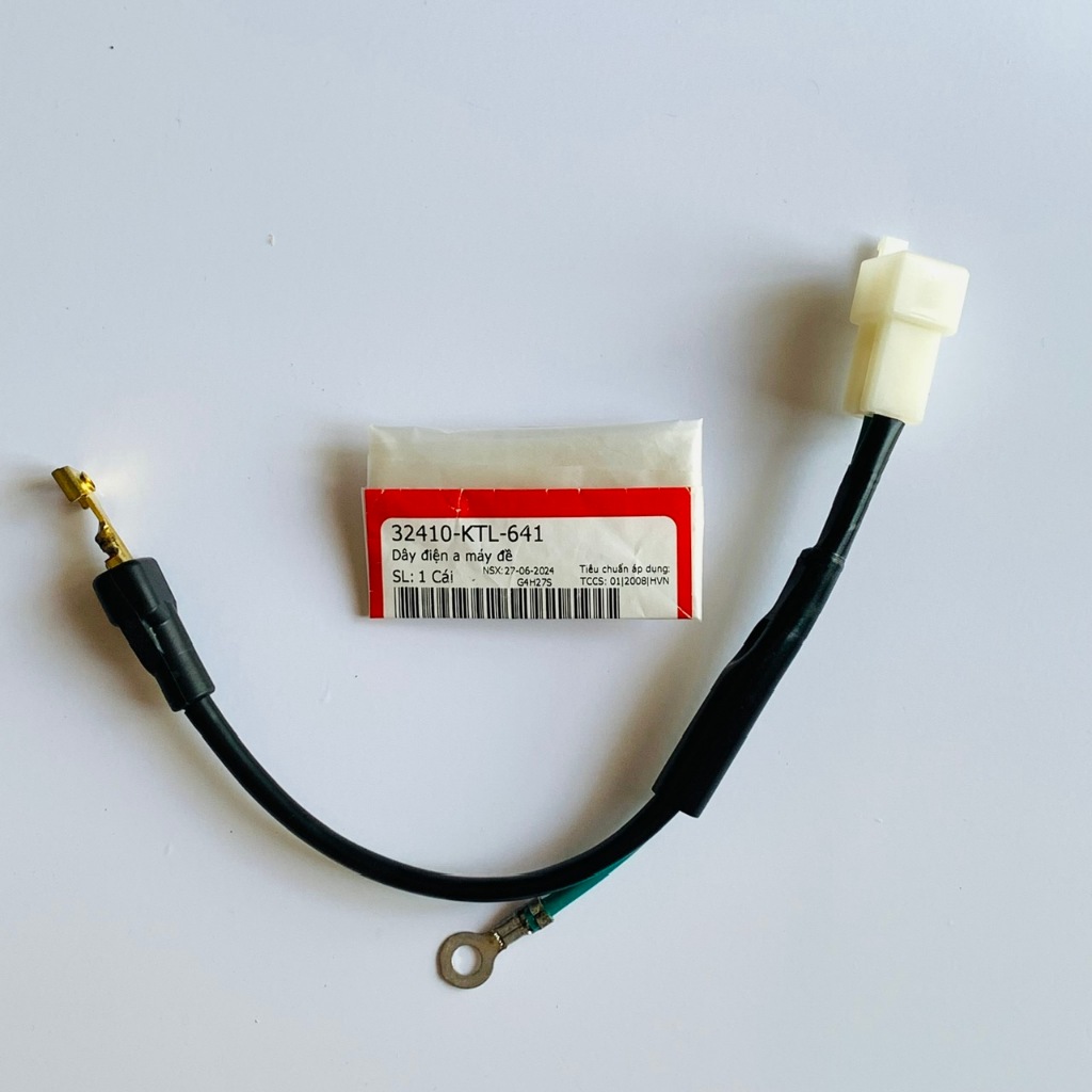 Dây điện a máy đề (dây điện củ đề) wave anpha, wave zx, wave rs100 - phụ tùng