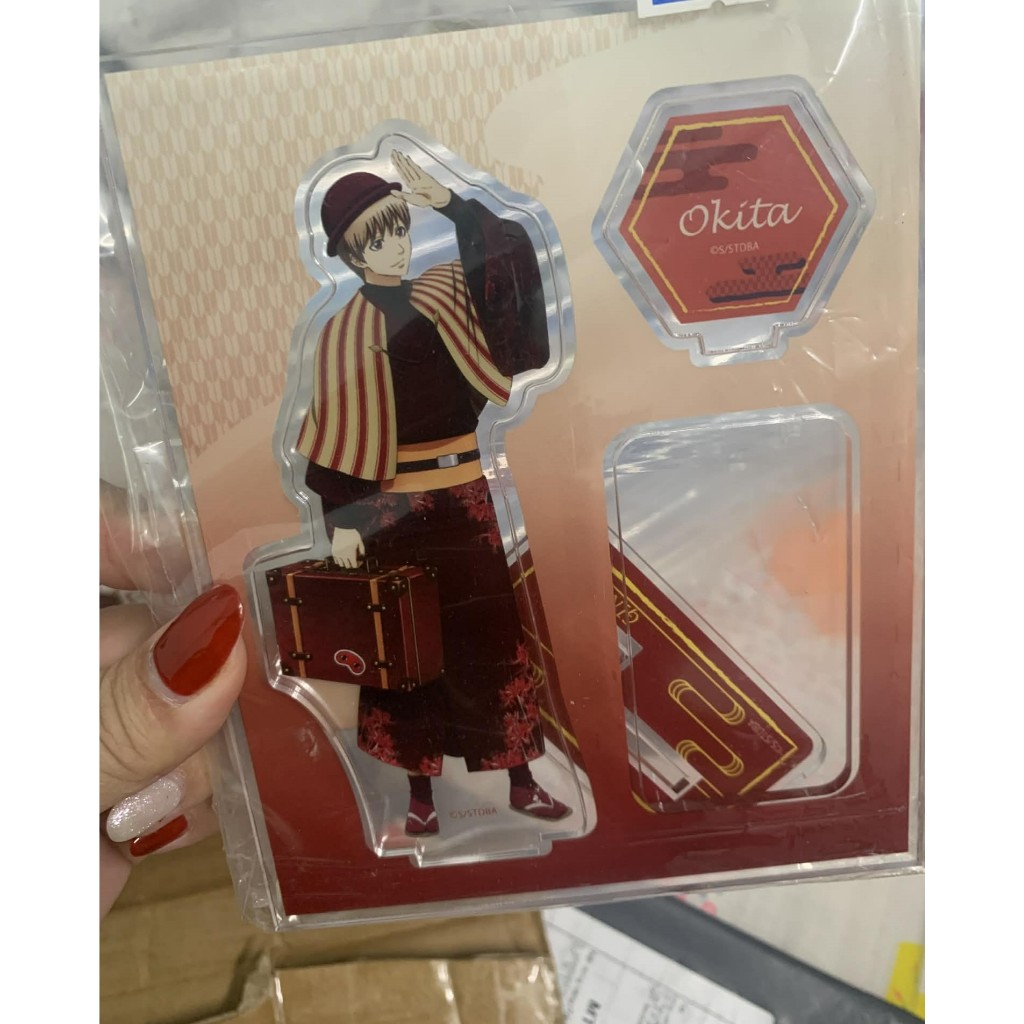 STANDEE CHÍNH HÃNG ANIME GINTAMA OKITA SHOGO FULL KHUNG
