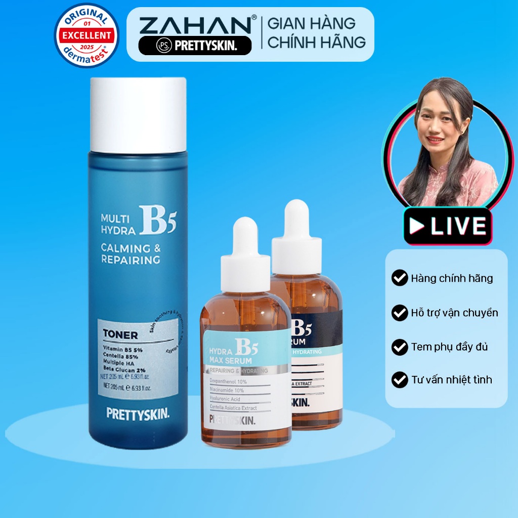 Combo 2 sản phẩm Toner Multi Hydra B5 Calming & Repairing Toner và tinh chất (Multi) Hydra B5 Max Se