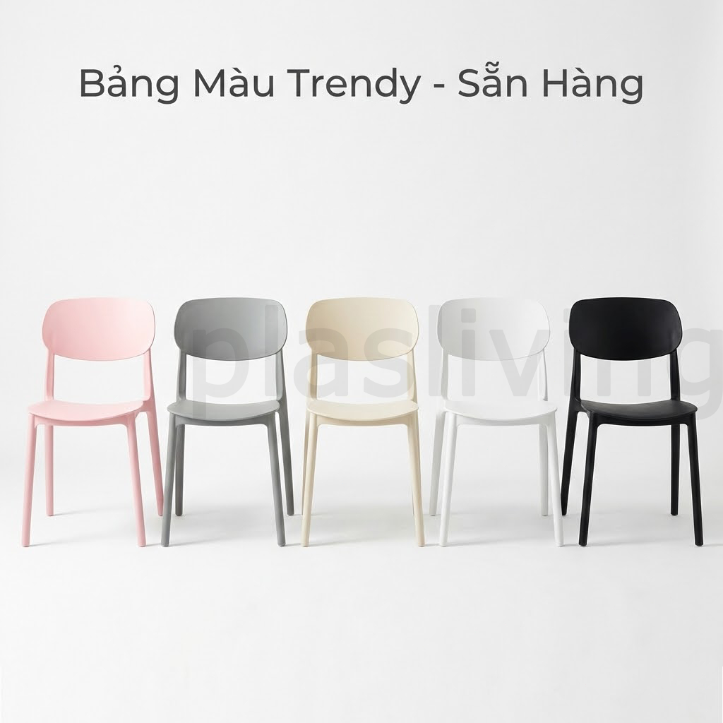 Ghế gấp nhựa tựa lưng, nhiều màu, phù hợp sân vườn & trong nhà | BigBuy360 - bigbuy360.vn