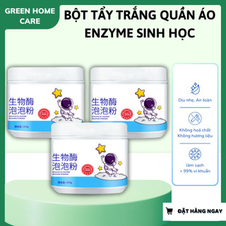 Bột Tẩy Trắng S.i.n.h H.ọ.c - Bột Tẩy Trắng Quần Áo Bẩn - Xử Lí Mọi Vết Bẩn, Dùng Áo Trắng Và Áo Màu - Green Home Care