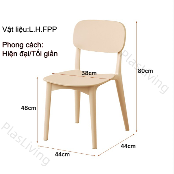 Ghế gấp nhựa tựa lưng, nhiều màu, phù hợp sân vườn & trong nhà | BigBuy360 - bigbuy360.vn