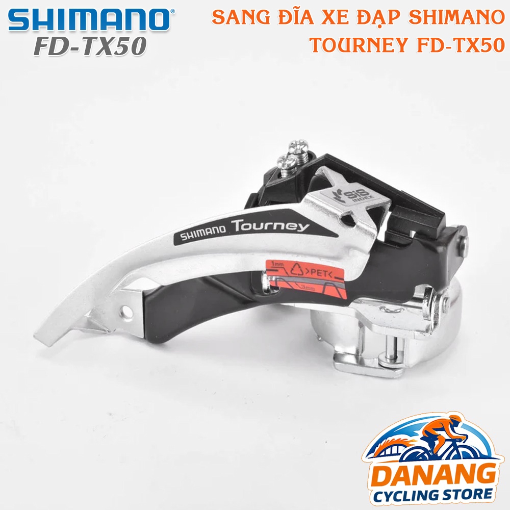 Sang Đĩa Xe Đạp SHIMANO Tourney FD TX50 – Sang Đề Trước, Chính Hãng
