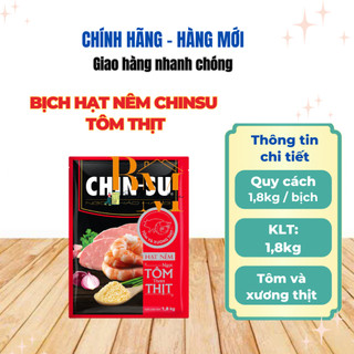 Bịch Hạt Nêm Chinsu Ngọt Tôm Thơm Thịt 1,8kg