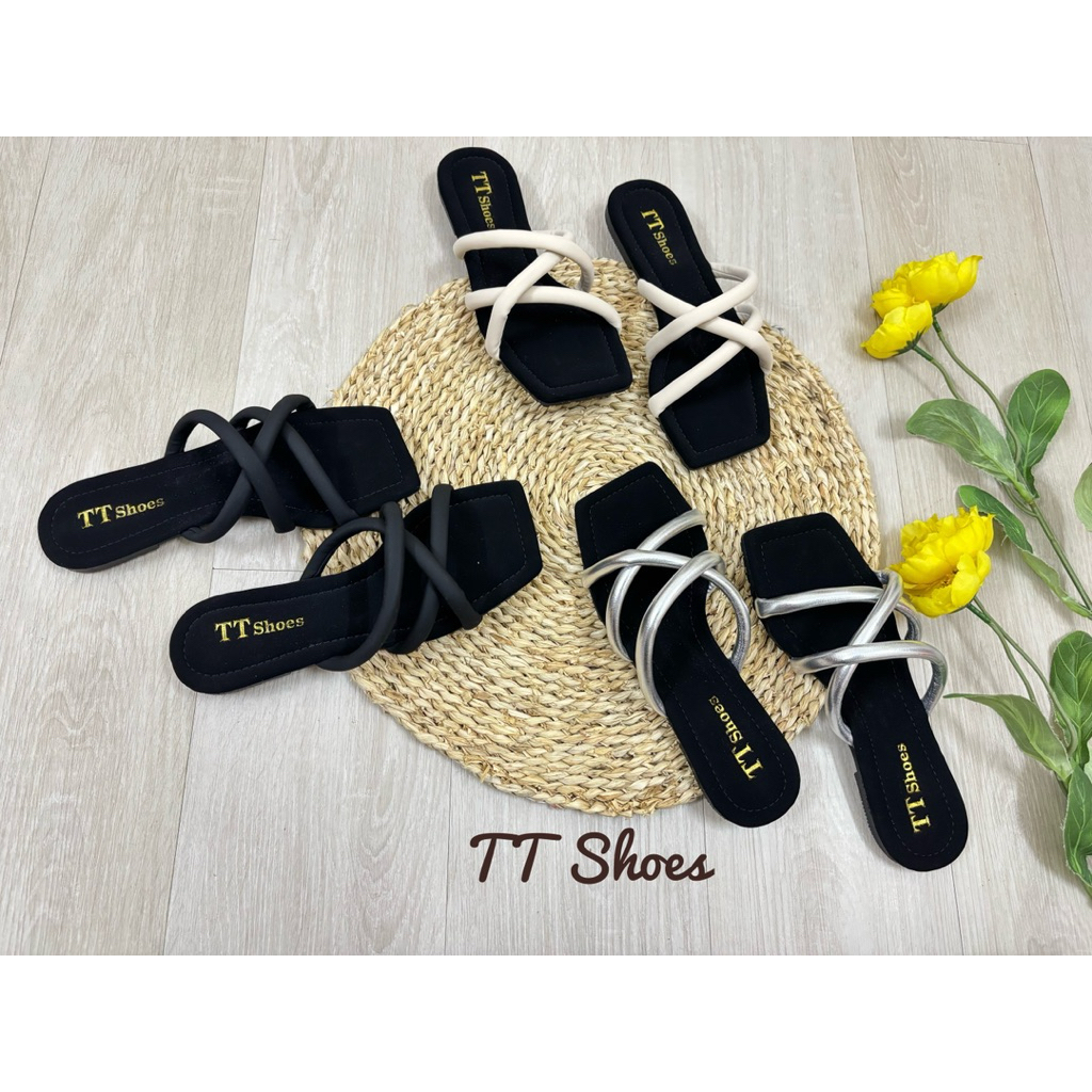 dép lê nữ chạy dây mút êm chân TT Shoes dayhau