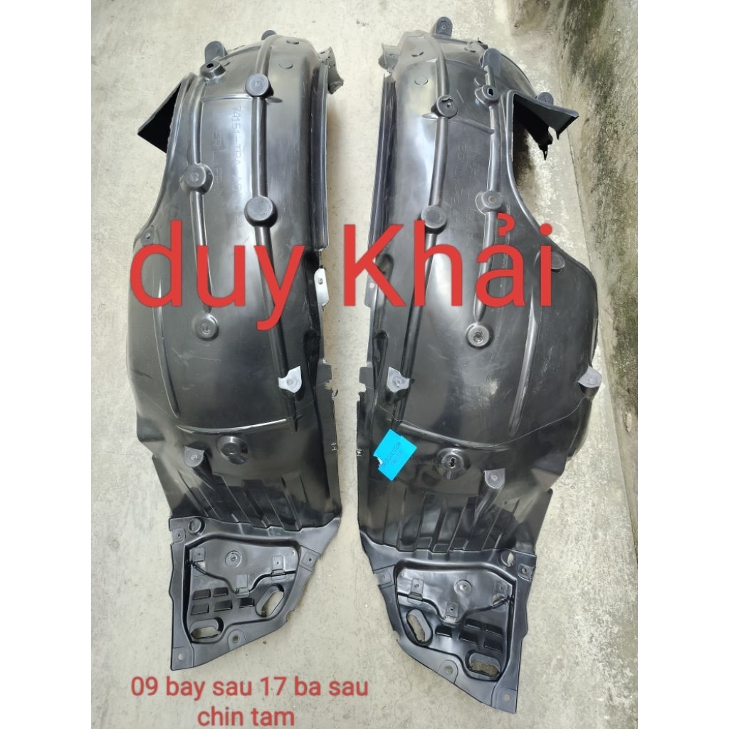 Chắn bùn lòng dè trước honda civic gen10 2016_2020, phụ kiện xe ô tô