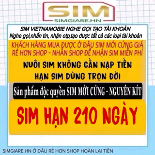 SIM VIETNAMOBIE NGHE GỌI TẠO TÀI KHOẢN GIÁ RẺ…NHẮN TIN VÀO MẠNG