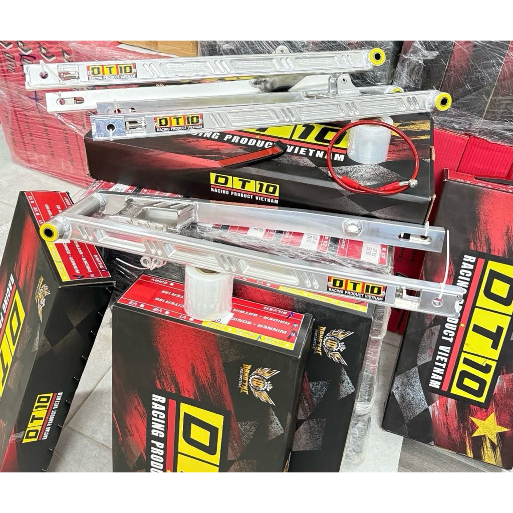 Gấp Nhôm CNC DT10 Dài +7cm Dành Cho Các Dòng Raider fi /Satria fi / Ex135 4s/Ex135 5s / Ex150