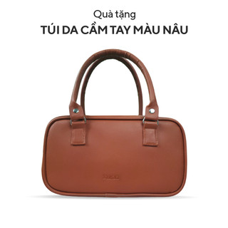 [Quà tặng] Túi Xách Da Cầm Tay Màu Nâu Murad